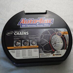 NWT Auto-Trac SCC Tire Chains PN#0232410 for Trucks &‎ SUVs Self-Tightening